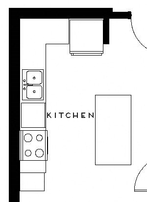 B1A 1 Bed 1 Bath Floor Plan B1A 1 Bed 1 Bath Floor Plan at The Maven on Broadway, Minnesota, 55902